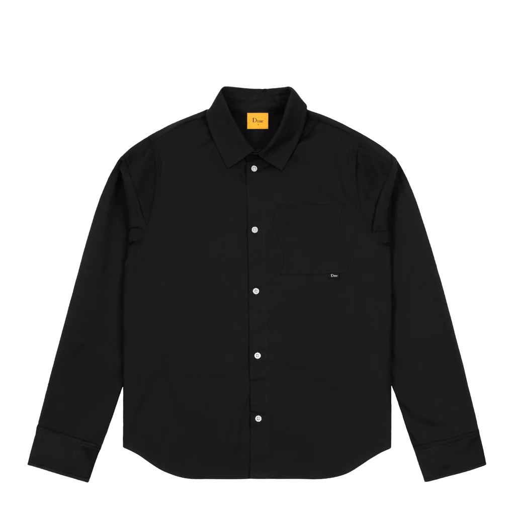 Dime MTL - Buttonup Shirt Black