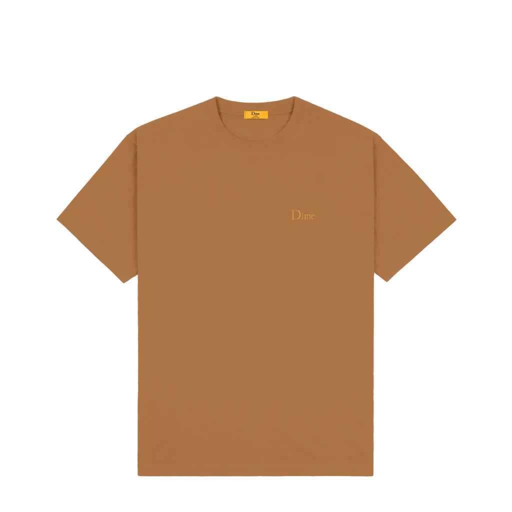 Dime MTL - Classic Small Logo T-Shirt Cappucino