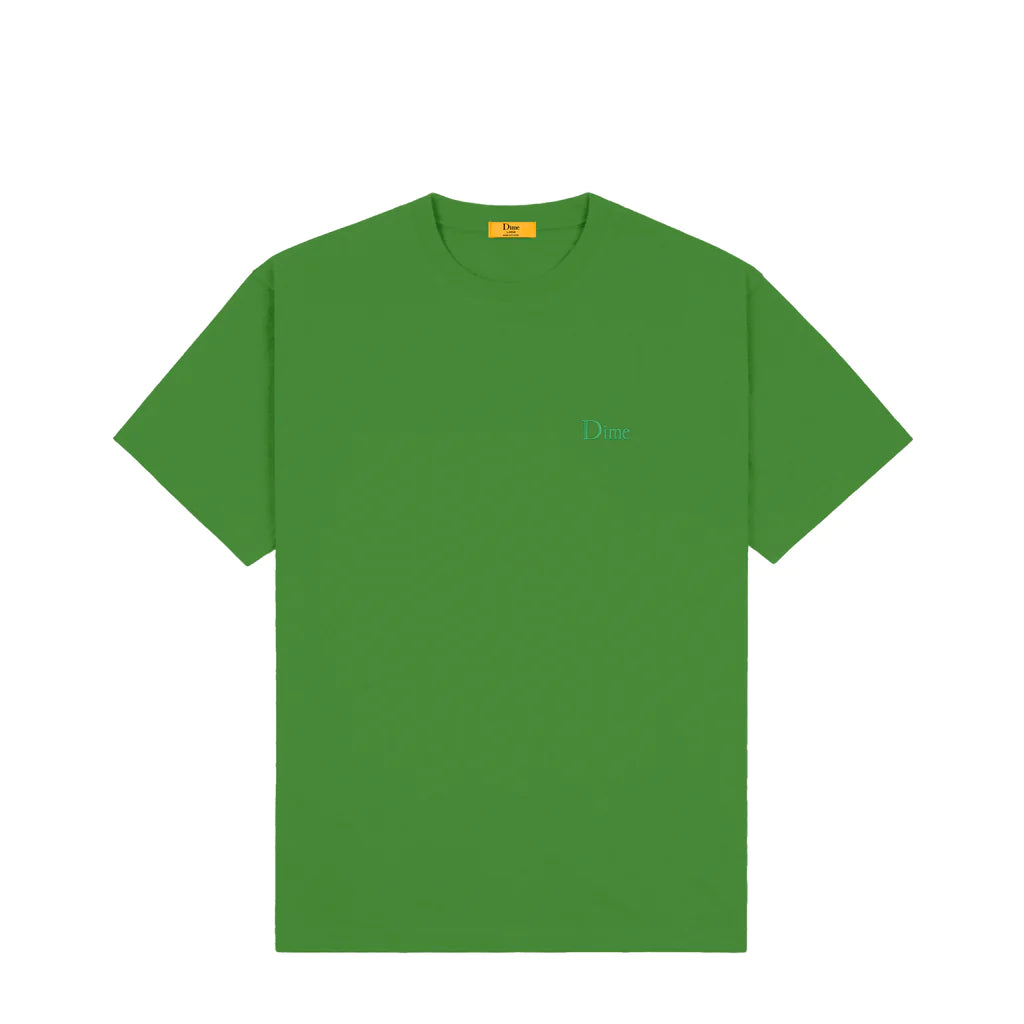 Dime MTL - Classic Small Logo T-Shirt Green