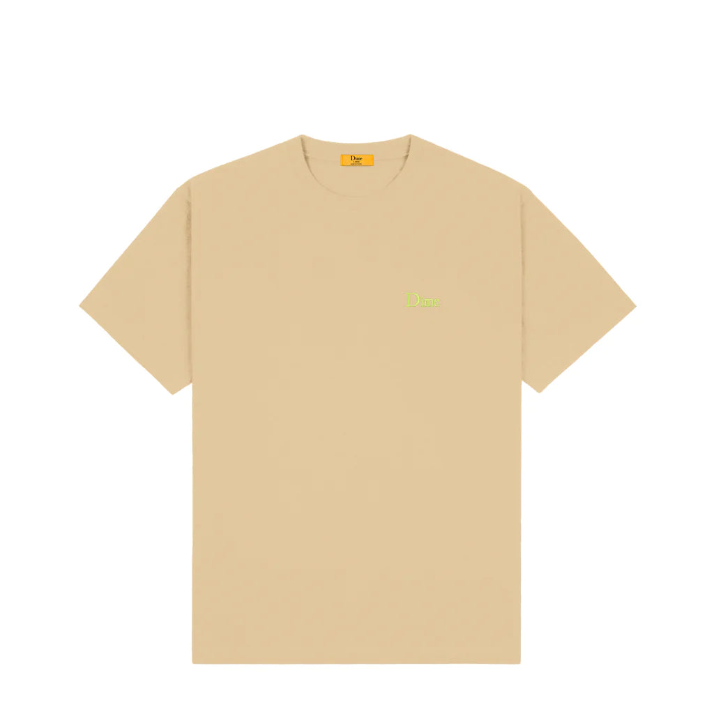 Dime MTL - Classic Small Logo T-Shirt Sand