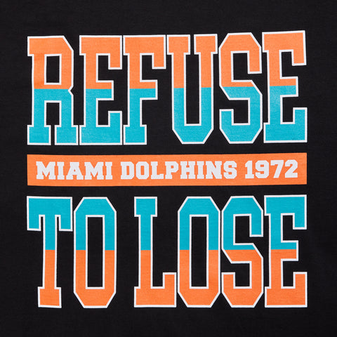 Andrew x Miami Dolphins "Refuse To Lose Tee" - Black